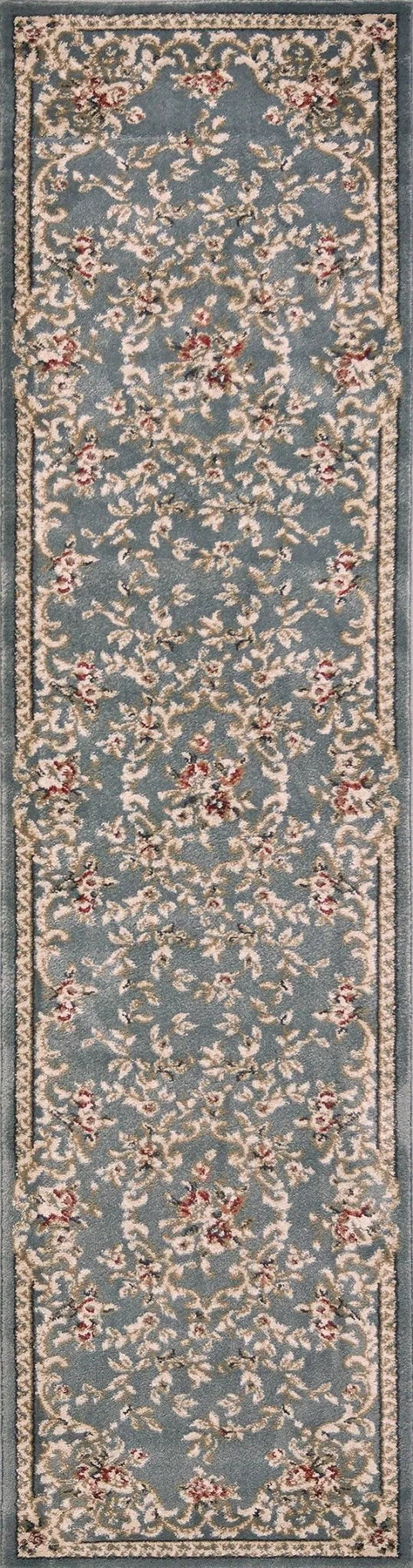 Avalon 5602 Aubusson Slate Blue Rug - Baconco