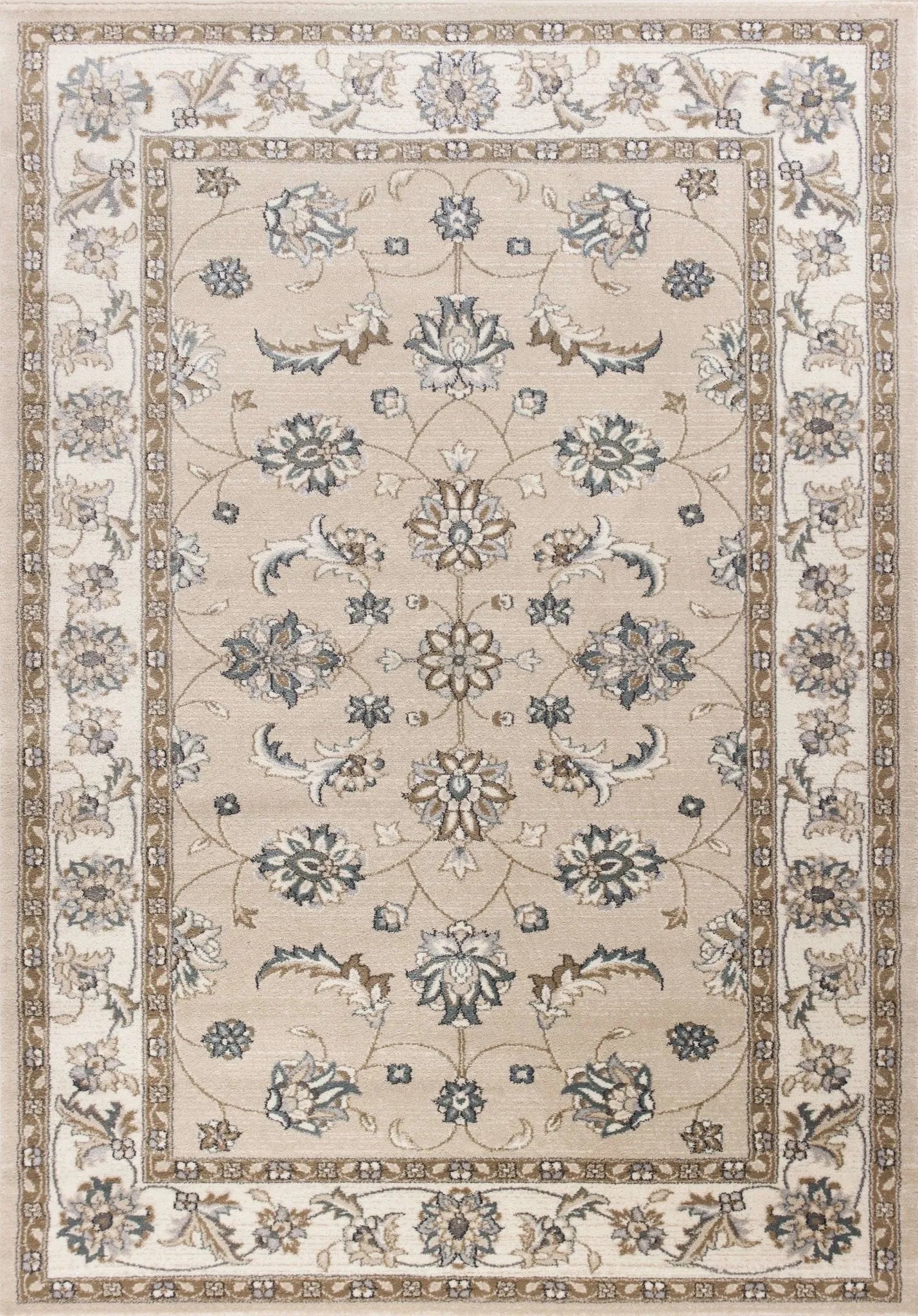 Avalon 5609 Mahal Beige/Ivory Rug - Baconco