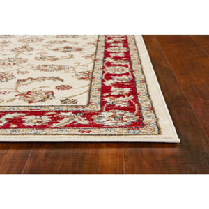 Avalon-5613 Mahal Ivory/Red Rug - Baconco