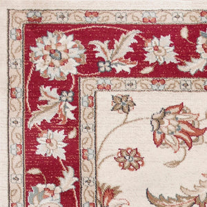 Avalon-5613 Mahal Ivory/Red Rug - Baconco