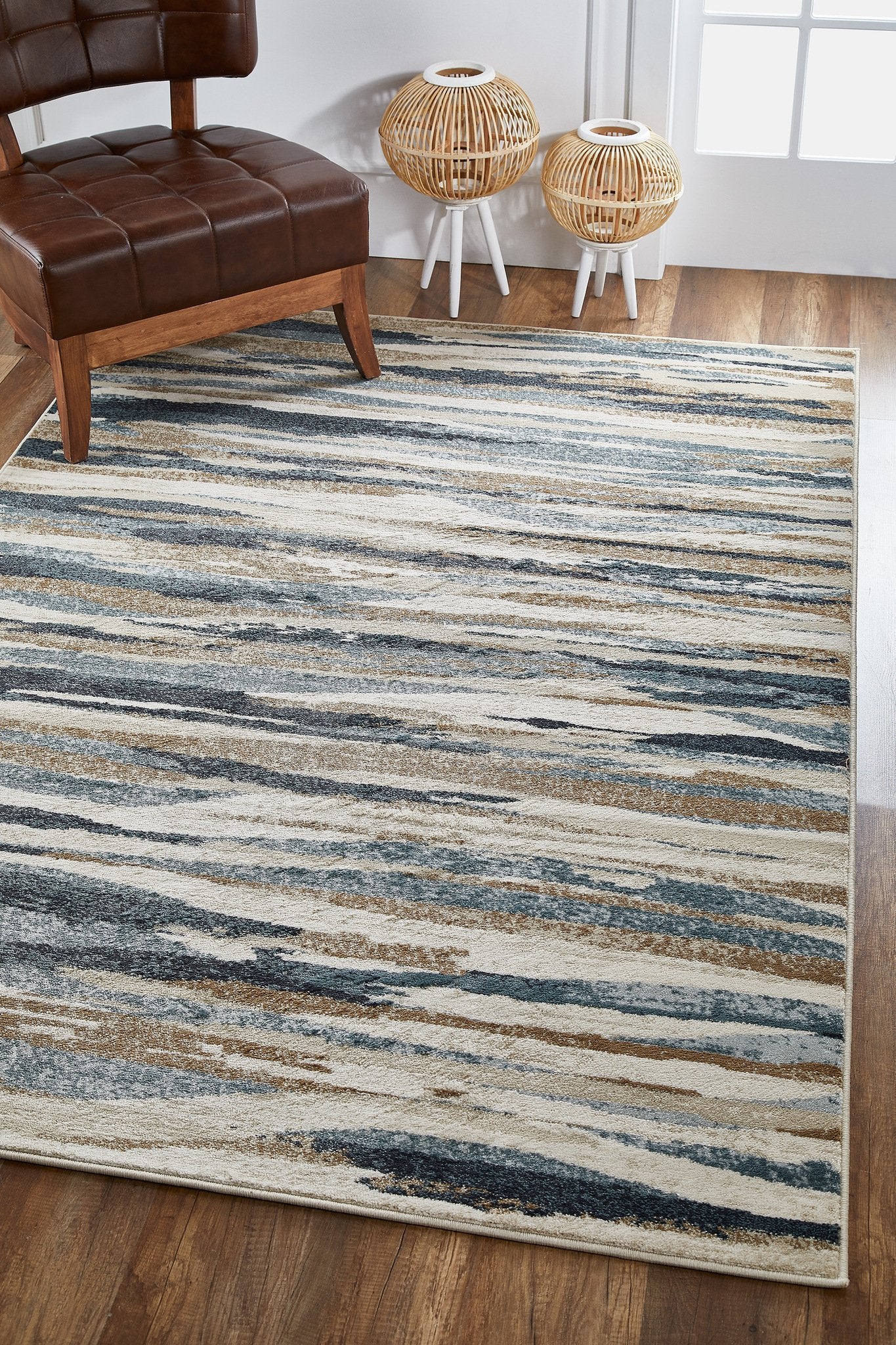 Avalon 5620 Landscapes Ivory/Blue Rug - Baconco