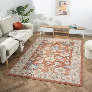 Avalon 82428RUI Rust/Ivory Rug - Baconco