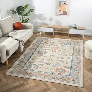 Avalon 82429IPB Ivory/Pale Blue Rug - Baconco