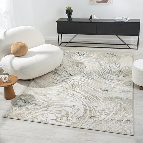 Avalon 82433IVU Ivory Blue Rug - Baconco