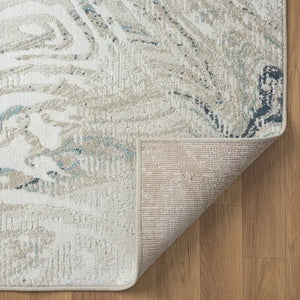 Avalon 82433IVU Ivory Blue Rug - Baconco