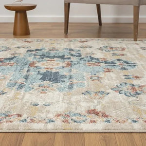 Avalon 82435BLO Blue/Ivory Rug - Baconco