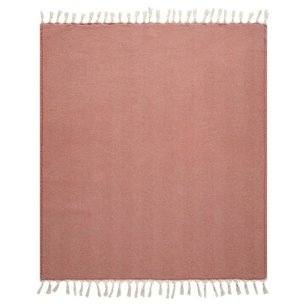 Avery 80294ACS Adobe/Cinnamon stick Throw Blanket - Baconco