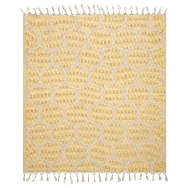 Avery 80298YLW Yellow Throw Blanket - Baconco