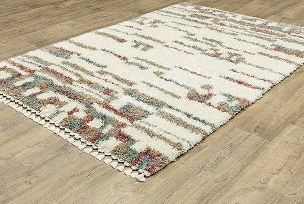 Axis AX06A Ivory/Multi Rug - Baconco