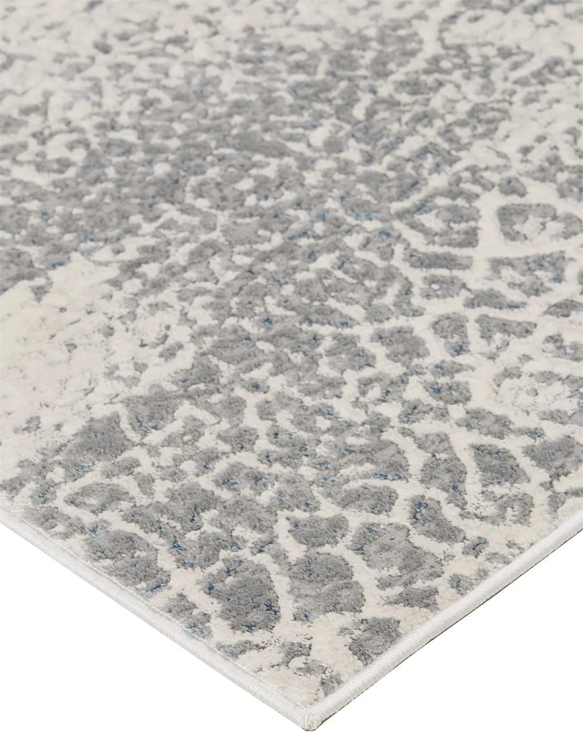 Azure 3401F Ivory/Silver Rug - Baconco