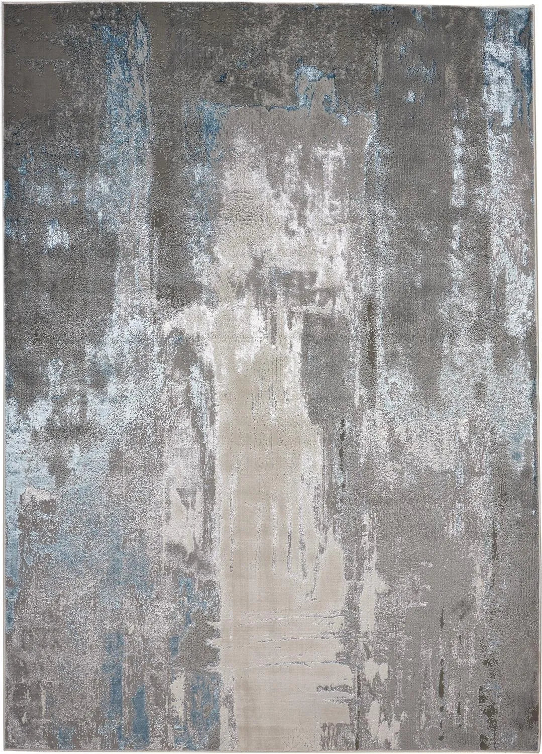 Azure 3406F Silver/Teal Rug - Baconco