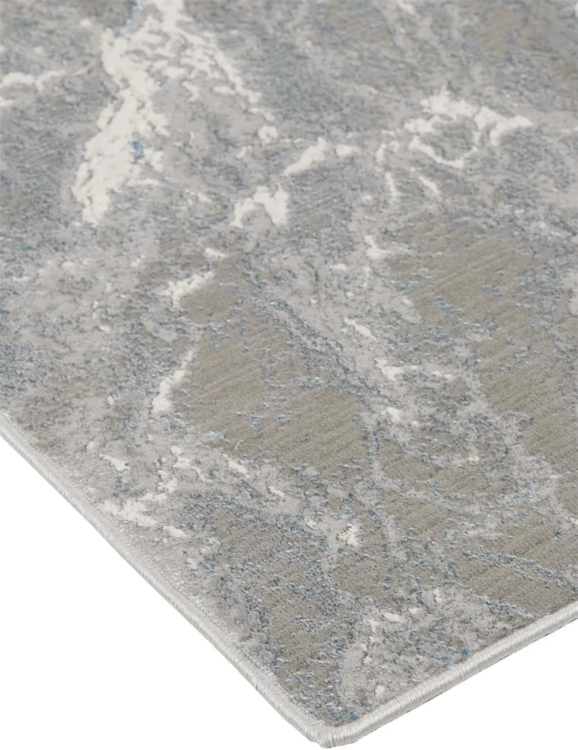 Azure 3539F Silver/Blue Rug - Baconco