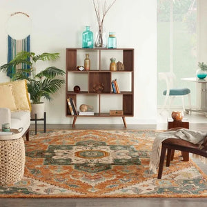 Bahari BAH02 Rust Rug - Baconco