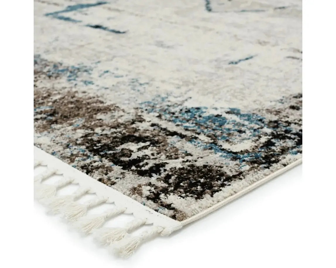 Bahia BAH02 Citadel White Rug - Baconco