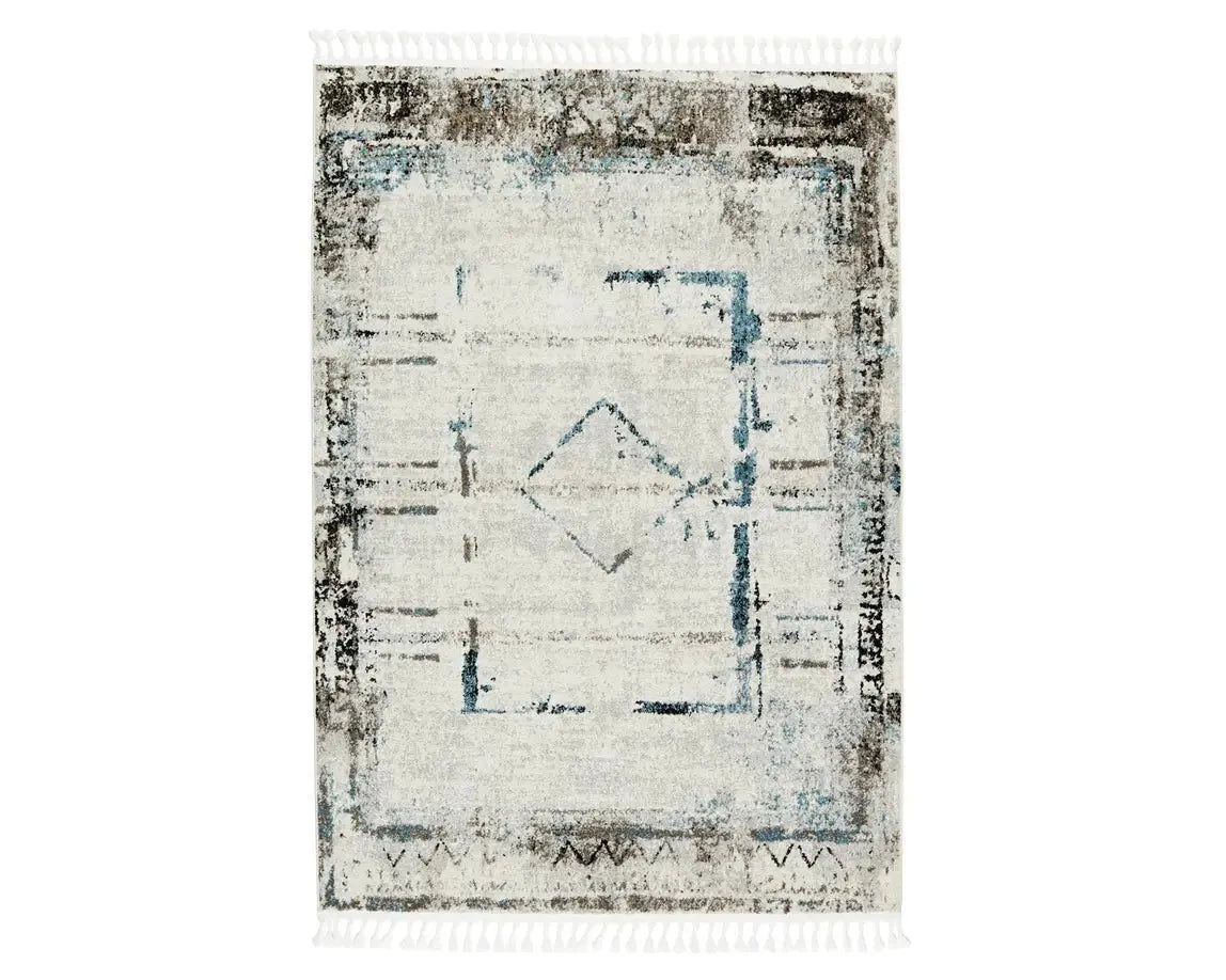 Bahia BAH02 Citadel White Rug - Baconco