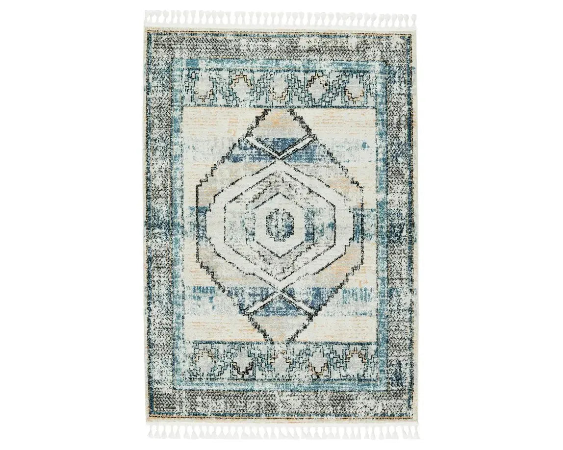 Bahia BAH04 Blue Rug - Baconco