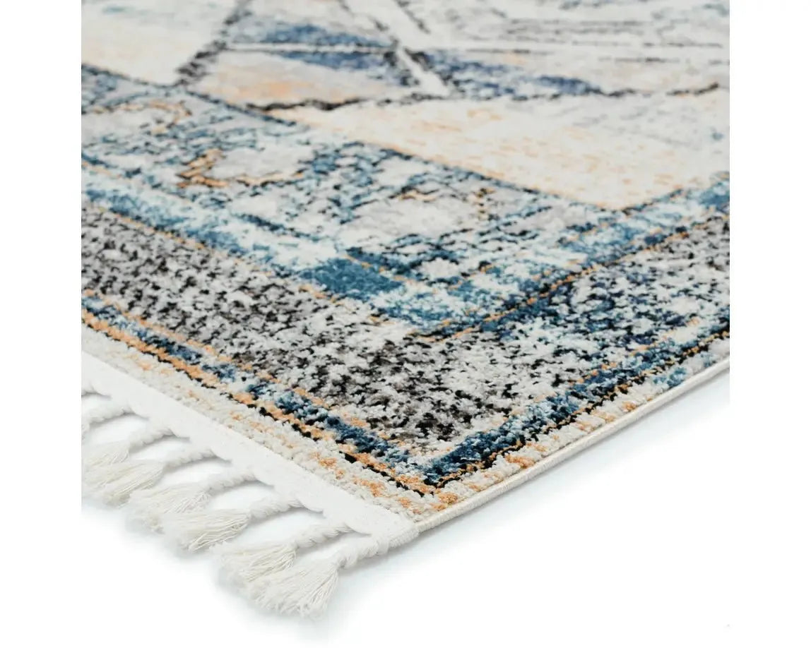 Bahia BAH04 Blue Rug - Baconco