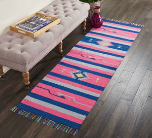 Baja BAJ01 Pink/Blue Rug - Baconco