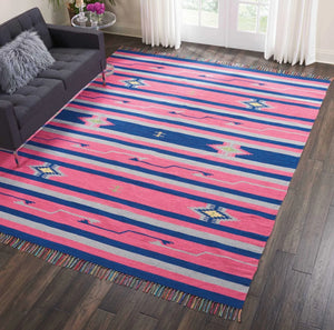 Baja BAJ01 Pink/Blue Rug - Baconco