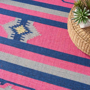 Baja BAJ01 Pink/Blue Rug - Baconco