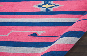 Baja BAJ01 Pink/Blue Rug - Baconco