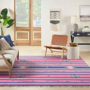 Baja BAJ01 Pink/Blue Rug - Baconco