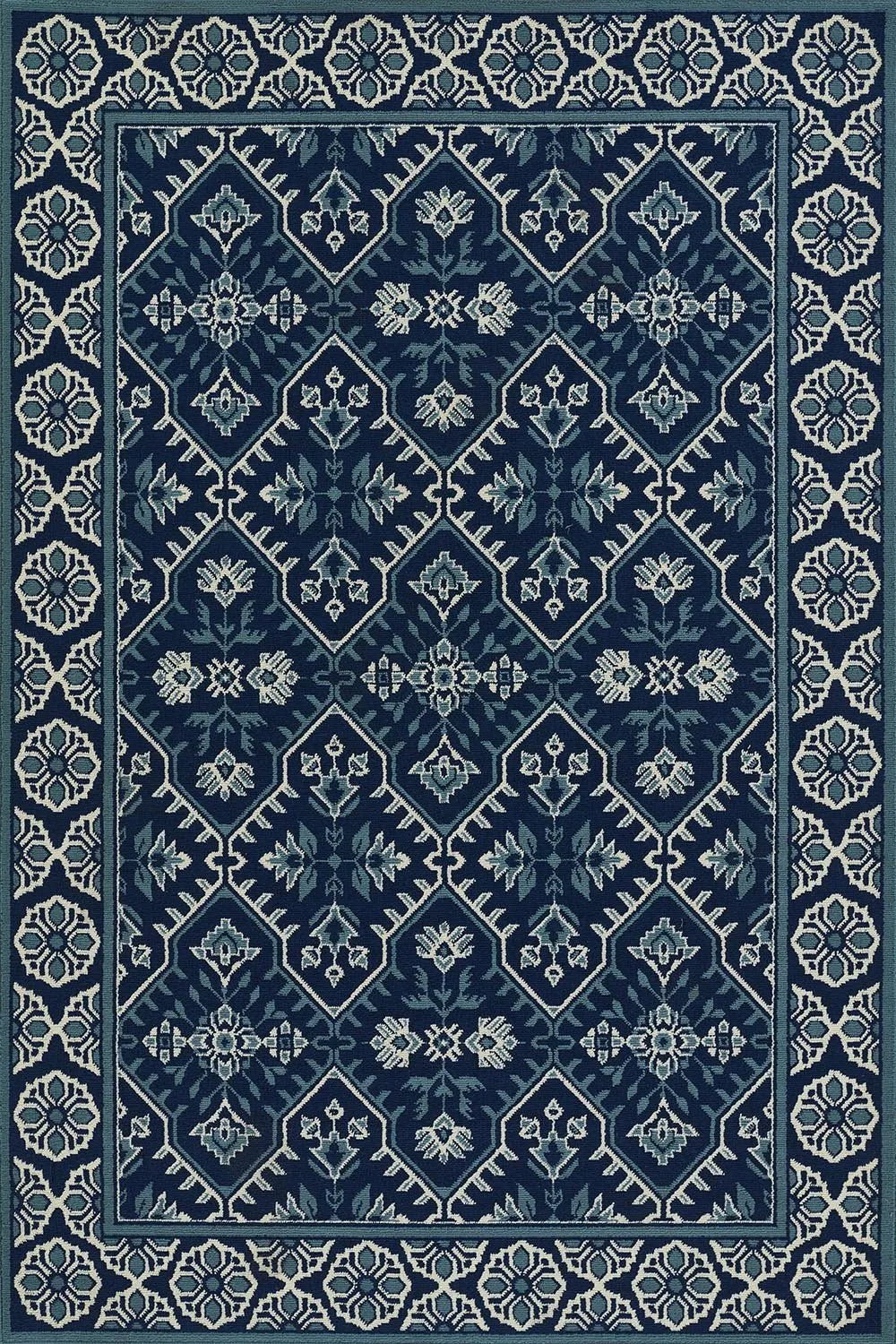 Baja BAJ38 Navy Rug - Baconco