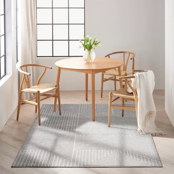 Balance BLN01 Grey/Ivory Rug - Baconco