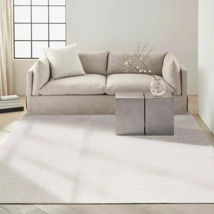 Balance BLN01 Ivory/Grey Rug - Baconco