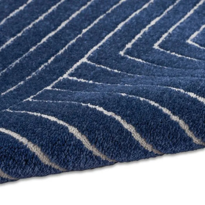 Balance BLN01 Navy/Ivory Rug - Baconco