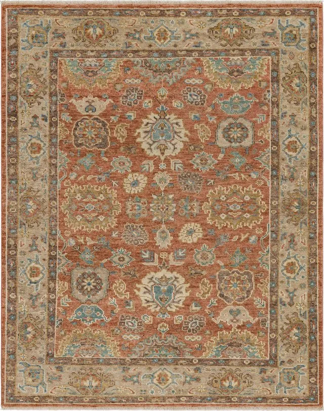 Balboa R1193 248 Oviedo Rust Rug - Baconco