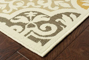 Bali 4904W Ivory/ Grey Rug - Baconco