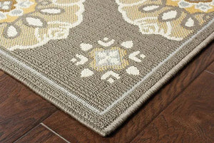 Bali 5863N Grey/ Gold Rug - Baconco