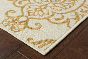 Bali 8424J Ivory/ Gold Rug - Baconco