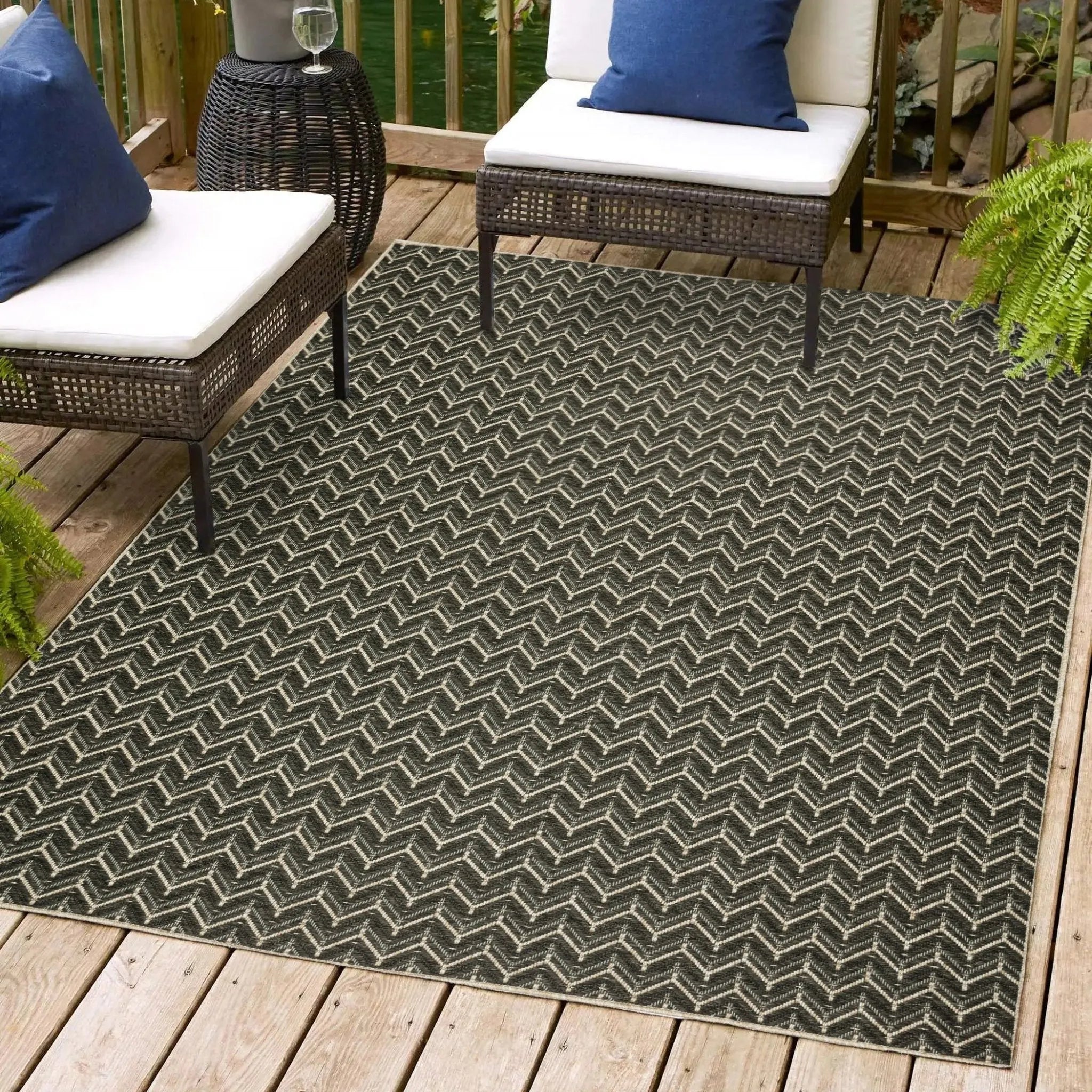 Bali BB1 Charcoal Rug - Baconco