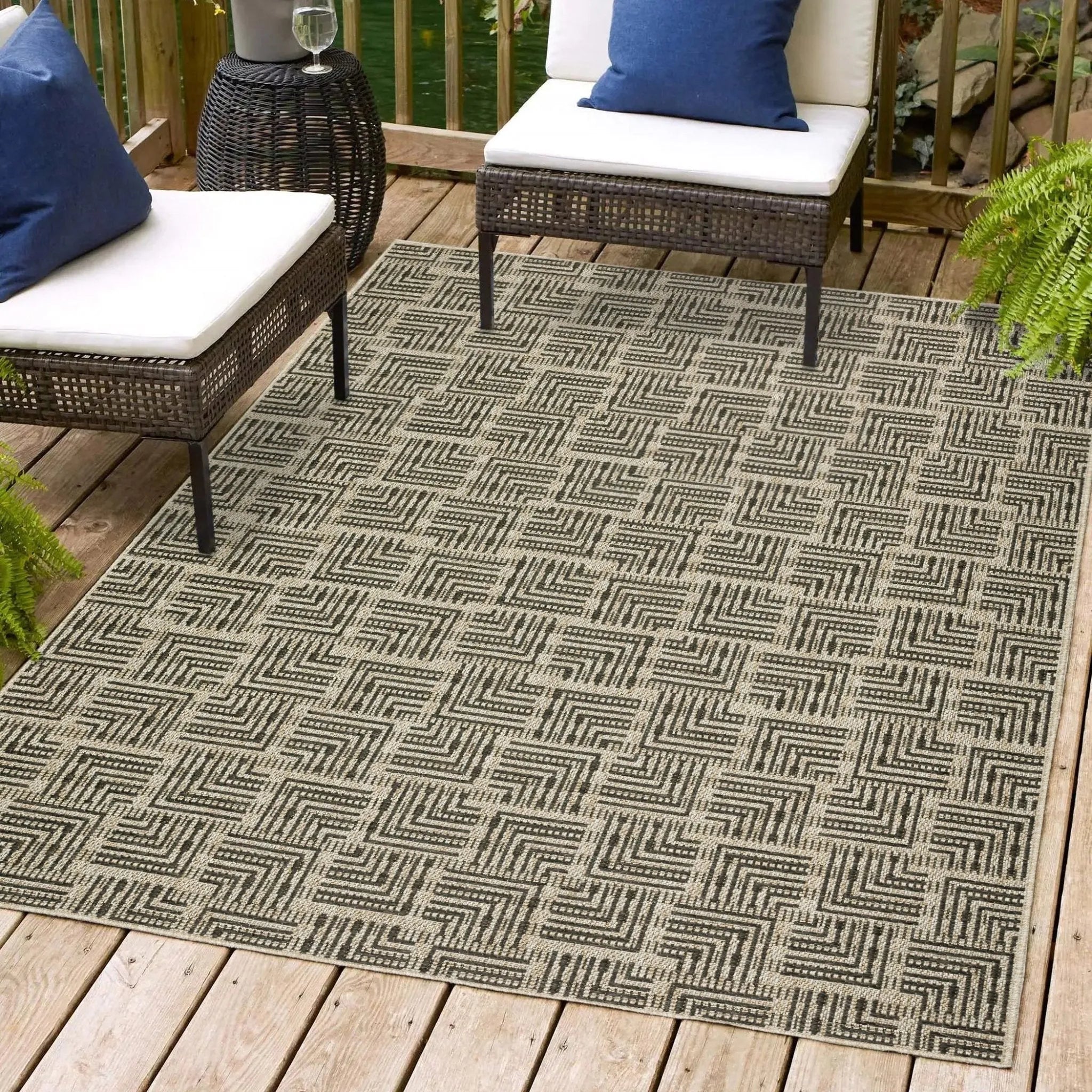 Bali BB10 Charcoal Rug - Baconco