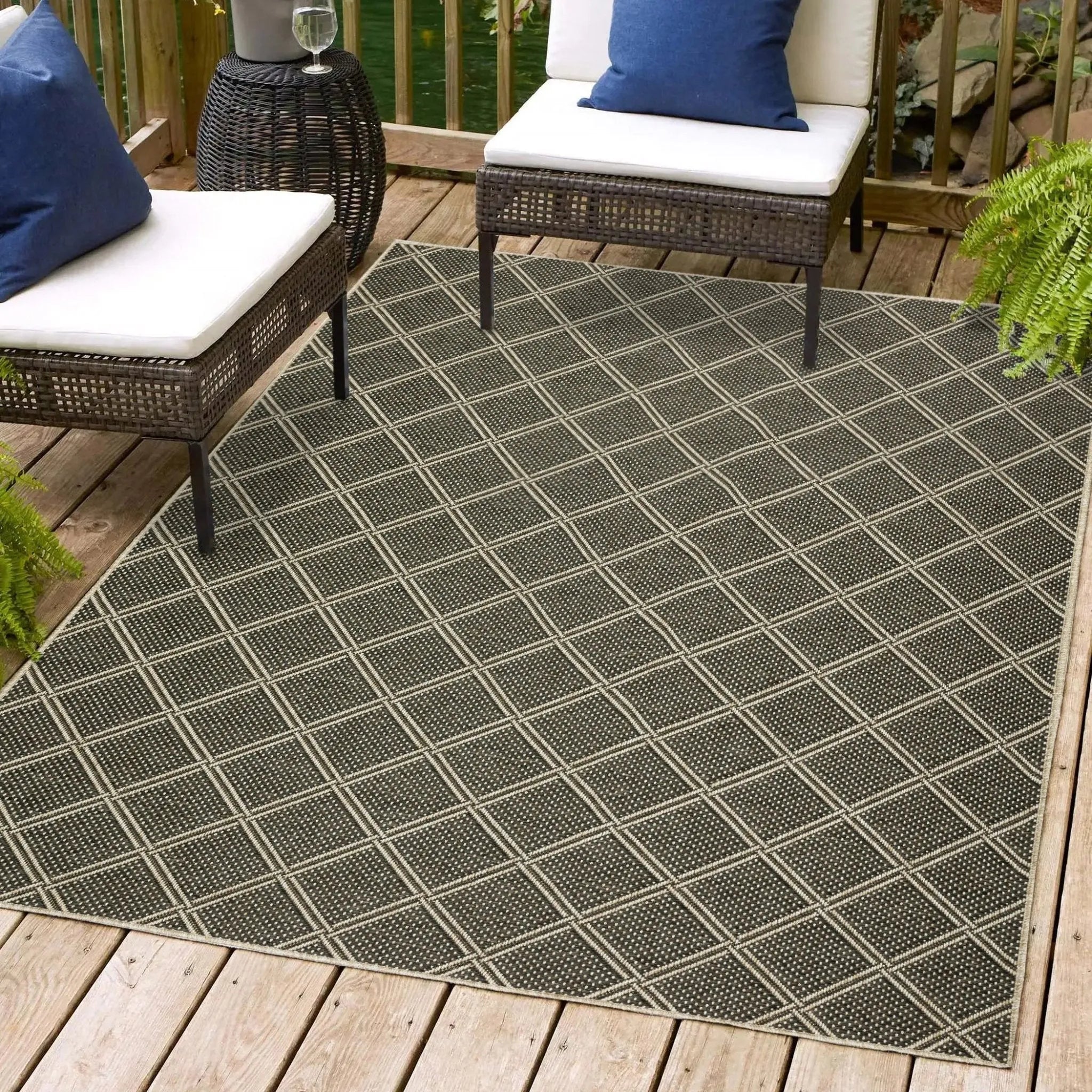 Bali BB3 Charcoal Rug - Baconco