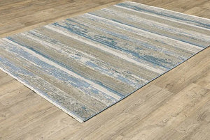 Bauer 42L Blue/Beige Rug - Baconco