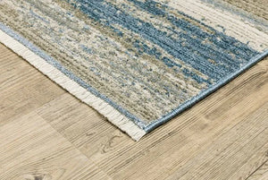 Bauer 42L Blue/Beige Rug - Baconco