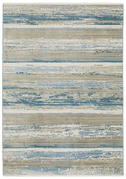 Bauer 42L Blue/Beige Rug - Baconco