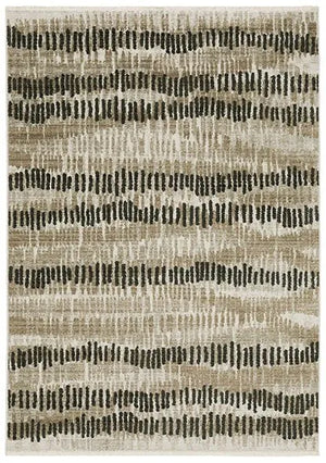 Bauer 8120D Beige/Charcoal Rug - Baconco