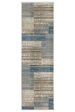 Bauer 90B Blue/Beige Rug - Baconco