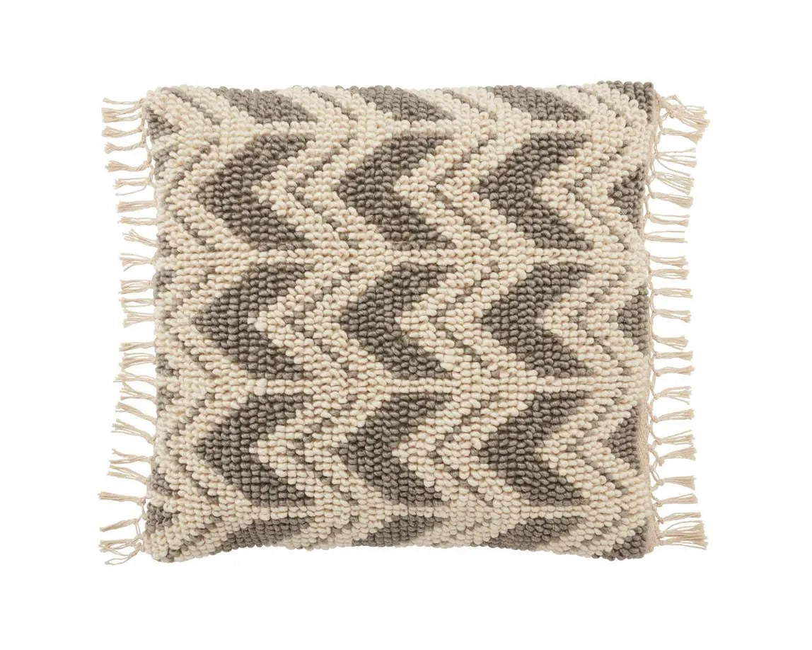 Bayu BAY02 Grey/Ivory Pillow - Baconco