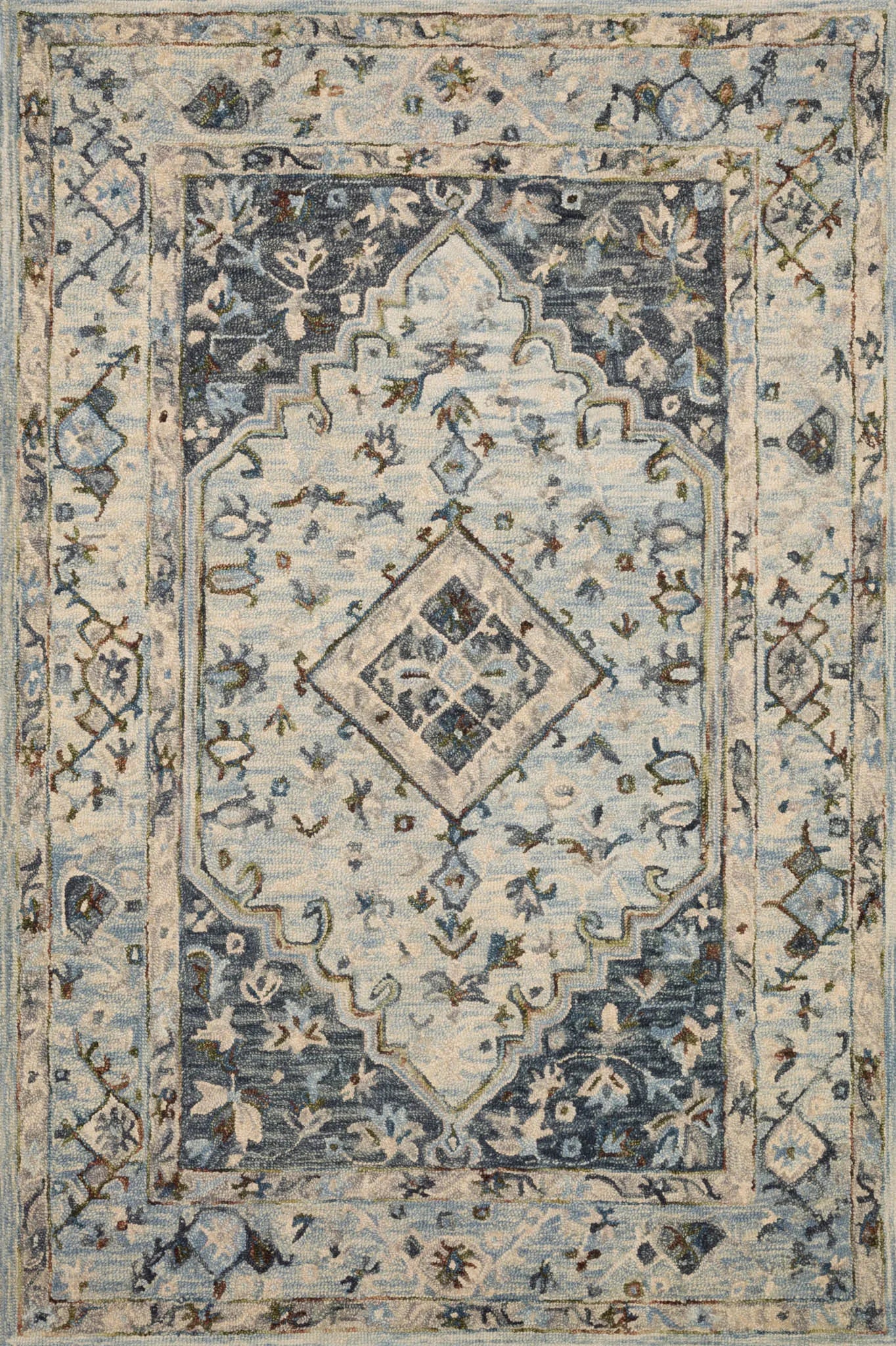 Beatty BEA-01 Lt. Blue/Blue Rug - Baconco