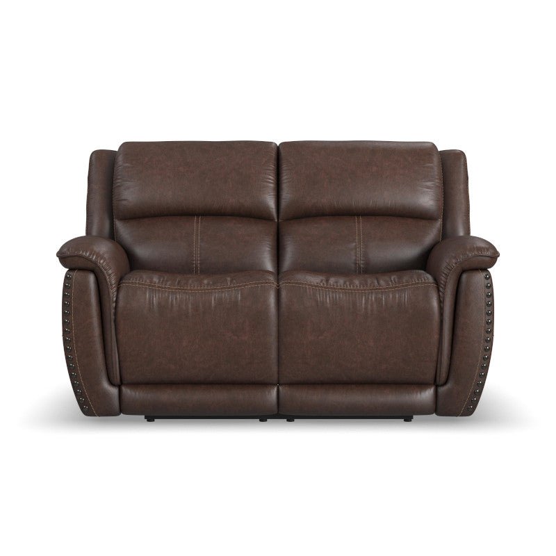 Beau Power Reclining Loveseat with Power Headrests - Baconco