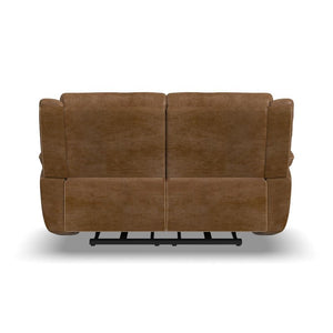 Beau Power Reclining Loveseat with Power Headrests - Baconco