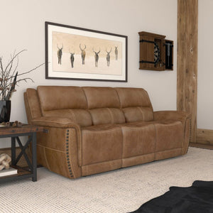 Beau Power Reclining Sofa with Power Headrests - Baconco