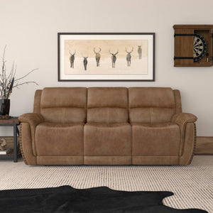 Beau Power Reclining Sofa with Power Headrests - Baconco