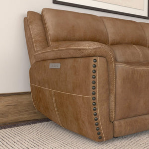 Beau Power Reclining Sofa with Power Headrests - Baconco