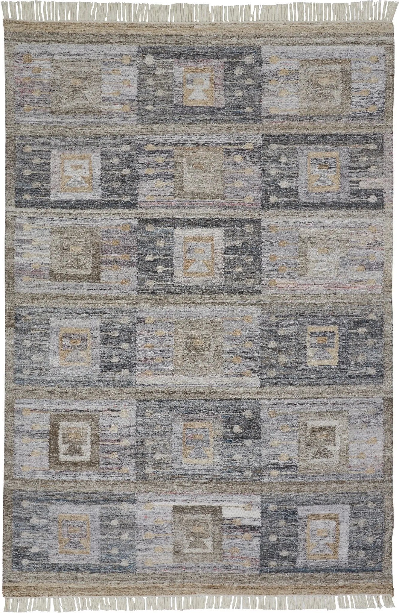 Beckett 0816F Gray/Tan Rug - Baconco